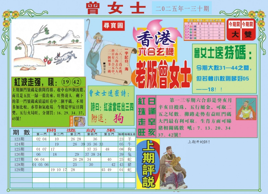 130期老版曾女士A[图]