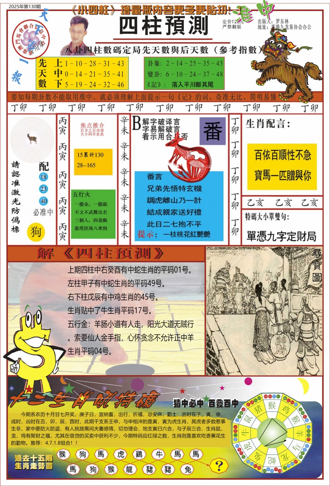 130期中四柱预测A[图]
